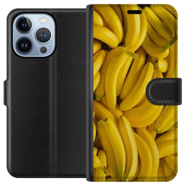 Apple iPhone 13 Pro Lompakkokotelo Banaani kuvio