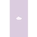 Miniatyrbilde 4 av 4: Apple iPhone 13 Pro Lommeboketui Lilla Sky - minimalistisk sky på en lilla bakgrunn