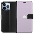 Miniatyrbilde 1 av 4: Apple iPhone 13 Pro Lommeboketui Lilla Sky - minimalistisk sky på en lilla bakgrunn