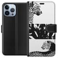 Miniatyrbillede 1 af 3: Apple iPhone 13 Pro Max Tegnebogsetui Leopard Faces