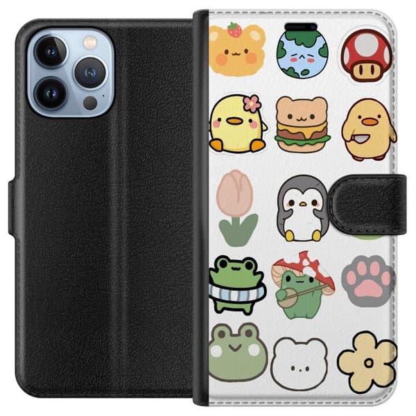Apple iPhone 13 Pro Max Tegnebogsetui Kawaii Friends