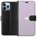 Miniatyrbillede 1 af 3: Apple iPhone 13 Pro Max Tegnebogsetui Lilla Sky - minimalistisk sky på lilla baggrund