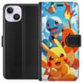 Miniatyrbillede 1 af 3: Apple iPhone 14 Tegnebogsetui Pocket Creatures - inspireret af Pokémon uden at nævne navnet
