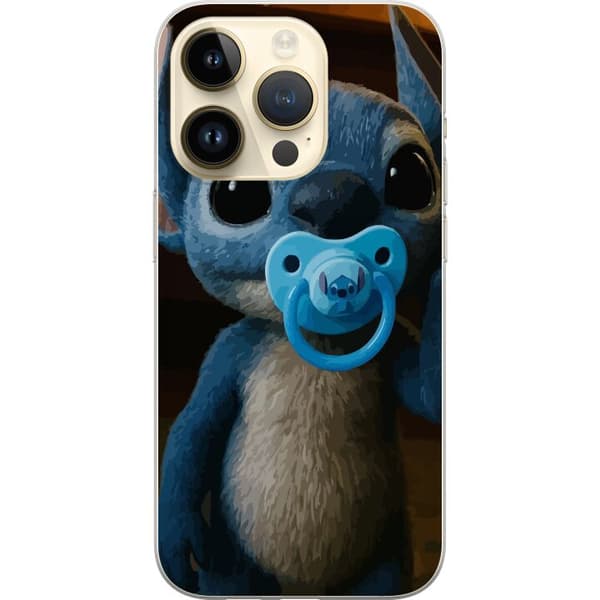 Apple iPhone 14 Pro Gennemsigtig cover Stitch & Napp - babytema med sød karakter