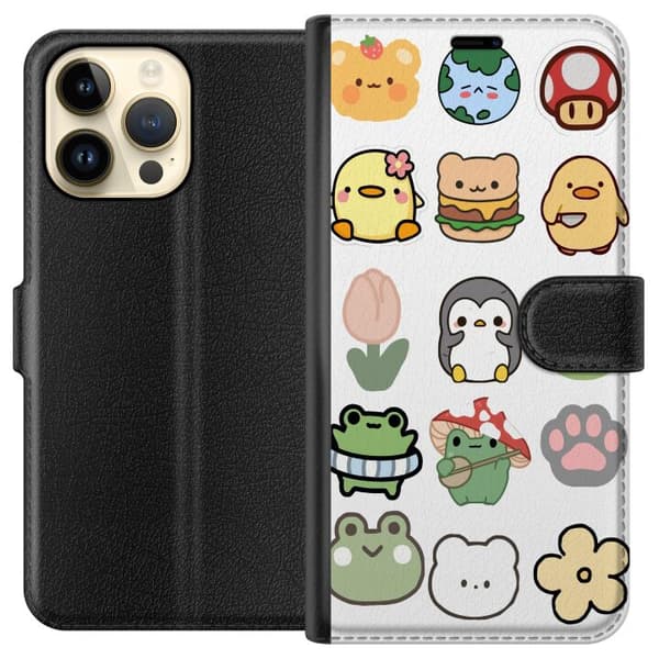 Apple iPhone 14 Pro Max Lommeboketui Kawaii Friends