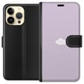 Miniatyrbilde 1 av 3: Apple iPhone 14 Pro Max Lommeboketui Lilla Sky - minimalistisk sky på en lilla bakgrunn