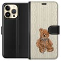Miniatyrbilde 1 av 3: Apple iPhone 14 Pro Max Lommeboketui Liten Bamse – klassisk bamse i enkel design