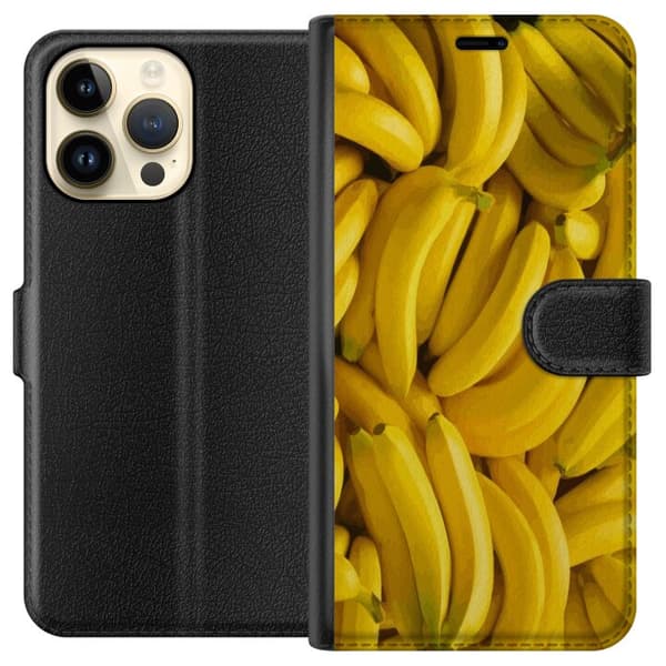 Apple iPhone 15 Pro Max Lompakkokotelo Banaani kuvio