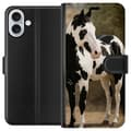 Miniatyrbillede 1 af 3: Apple iPhone 16 Plus Tegnebogsetui Smuk Hest - elegant illustration af hestemotiv