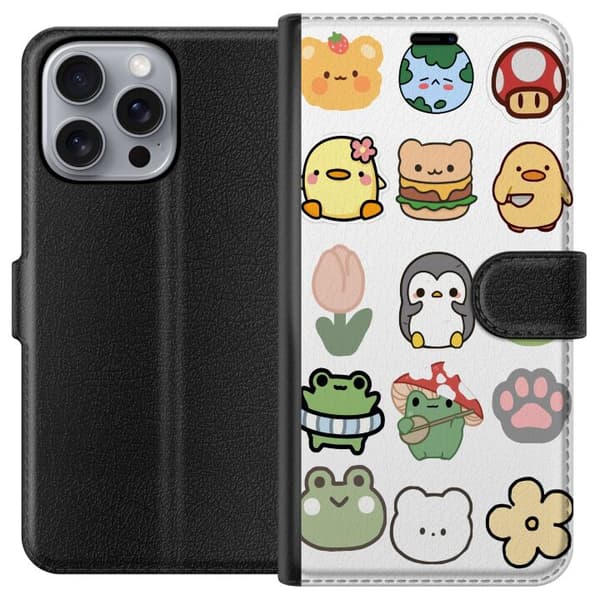 Apple iPhone 16 Pro Max Tegnebogsetui Kawaii Friends
