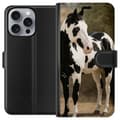 Miniatyrbillede 1 af 3: Apple iPhone 16 Pro Max Tegnebogsetui Smuk Hest - elegant illustration af hestemotiv
