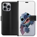 Miniatyrbild 1 av 3: Apple iPhone 16 Pro Max Plånboksfodral Happy Stitch – glad figur med charmig uttryck
