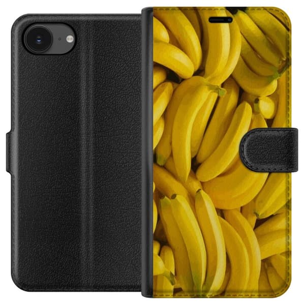 Apple iPhone 16e Lompakkokotelo Banaani kuvio