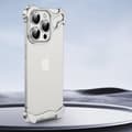 Miniatyrbillede 3 af 6: INF Unikt metalrammeetui + linsefilm til iPhone 12 Sølv