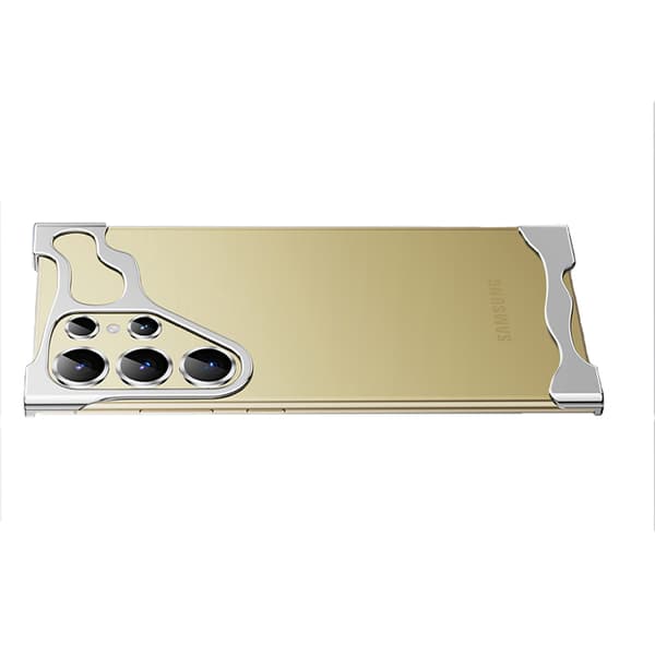 INF Unikt metalramme etui + linsefilm til Samsung S23