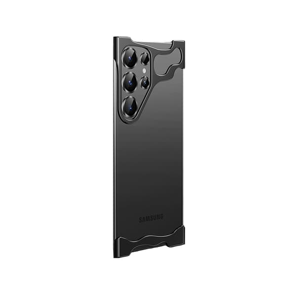 INF Ainutlaatuinen metallikehyskotelo + linssikalvo Samsung S23 Ultralle