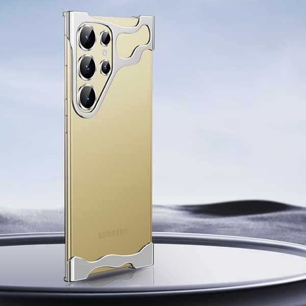 INF Unikt metallramsfodral + linsskydd för Samsung S24