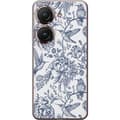 Miniatyrbild 1 av 3: Asus Zenfone 9 Genomskinligt Skal Blomster & Fåglar – romantiskt mönster i vintage-stil