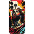 Pikkukuva 1 / 3: Apple iPhone 15 Pro Max Läpinäkyvä kuori Jeesus ja Kortti - uskonnollinen motiivi syvällä symboliikalla
