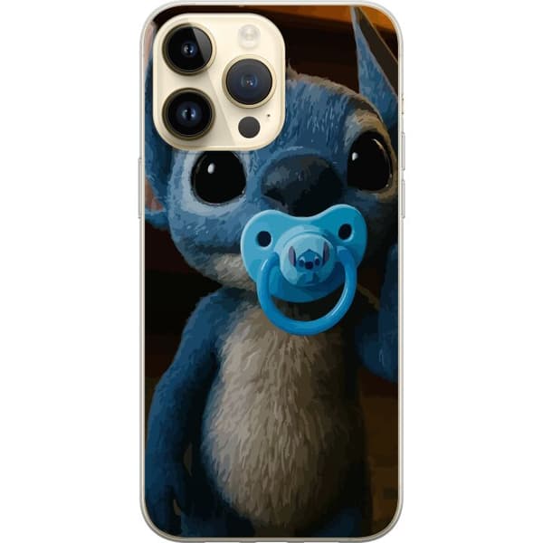 Apple iPhone 15 Pro Max Gjennomsiktig deksel Stitch & Napp - babytema med søt karakter
