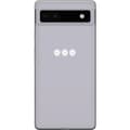 Miniatyrbillede 1 af 3: Google Pixel 6a Gennemsigtig cover Lilla Blomminimalisme - stilfuldt blomstermotiv på lilla baggrund