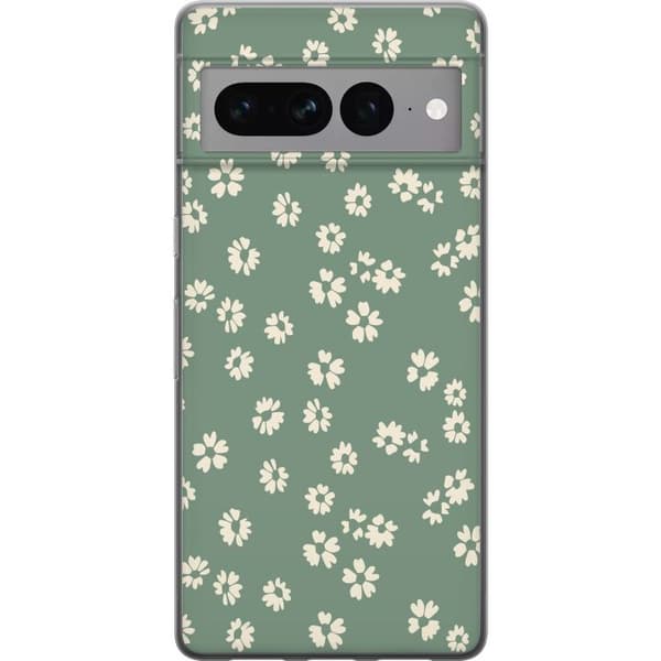 Google Pixel 7 Pro Gjennomsiktig deksel Blomsterdrøm - Fargerikt Blomstermønster