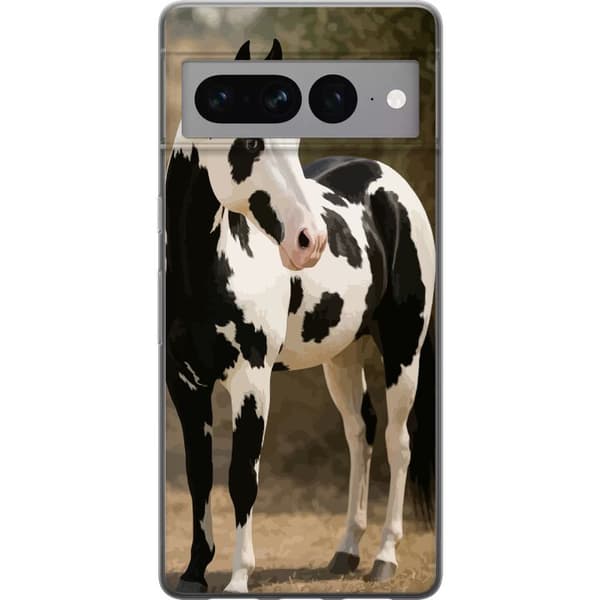 Google Pixel 7 Pro Läpinäkyvä kuori Kaunis Hevonen - elegantti hevonen kuva-aihe