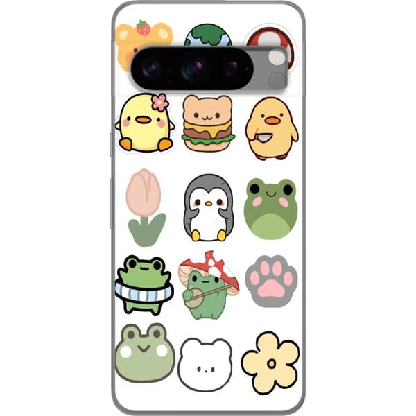 Google Pixel 8 Pro Gennemsigtig cover Kawaii Friends