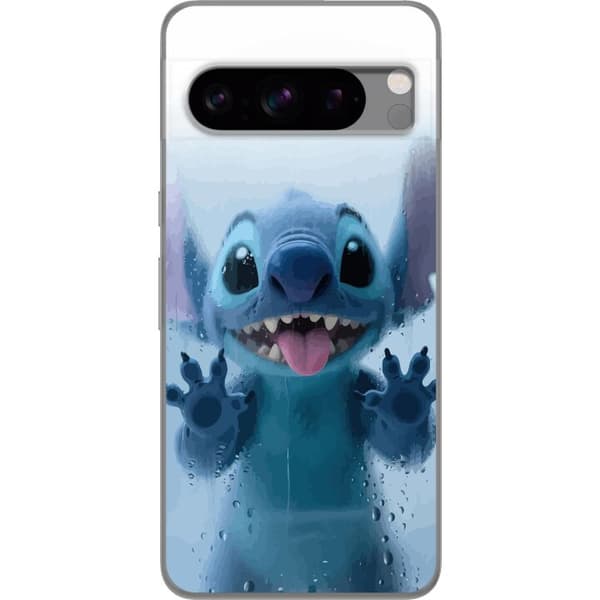 Google Pixel 8 Pro Gennemsigtig cover Stitch ved et vindue i sød stil
