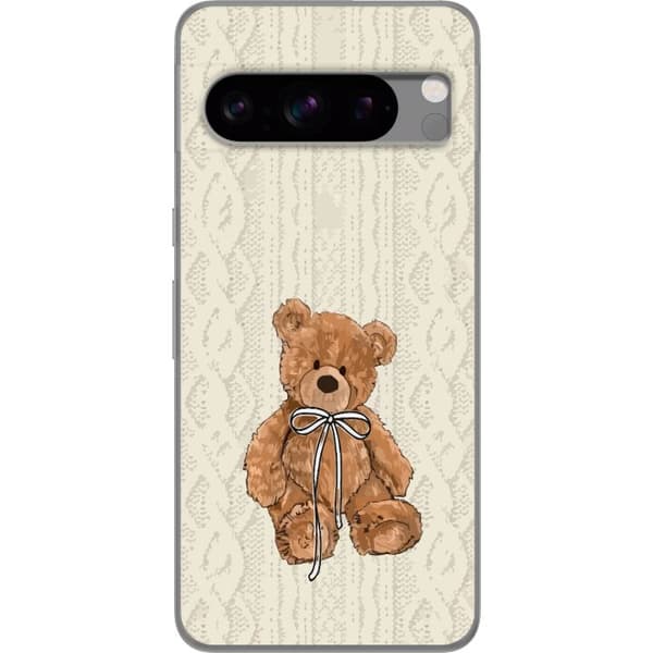 Google Pixel 8 Pro Gennemsigtig cover Lille Teddy – klassisk teddy i enkel design