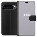 Miniatyrbillede 1 af 3: Google Pixel 9 Pro XL Tegnebogsetui Lilla Blomminimalisme - stilfuldt blomstermotiv på lilla baggrund