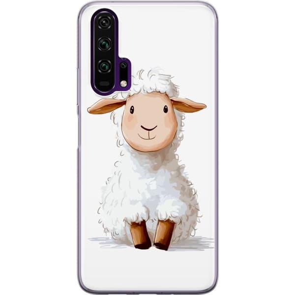 Honor 20 Pro  Gjennomsiktig deksel  Søtt Lam - tegneseriestil for barn og babyprodukter