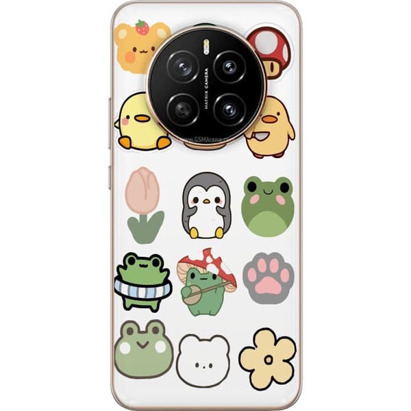 Honor Magic7 Gennemsigtig cover Kawaii Friends