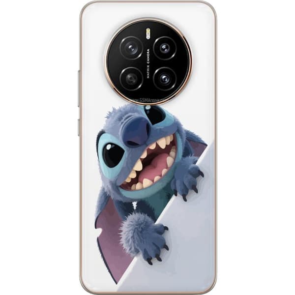 Honor Magic7 Genomskinligt Skal Happy Stitch – glad figur med charmig uttryck
