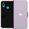 Miniatyrbillede 1 af 3: Huawei P smart 2019 Tegnebogsetui Lilla Sky - minimalistisk sky på lilla baggrund