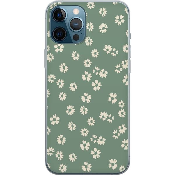 Apple iPhone 12 Pro Max Gjennomsiktig deksel Blomsterdrøm - Fargerikt Blomstermønster