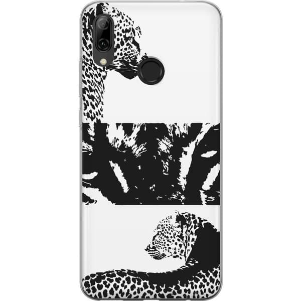 Huawei P smart 2019 Läpinäkyvä kuori Leopard Faces