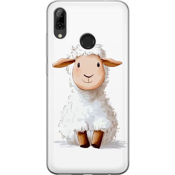Huawei P smart 2019 Läpinäkyvä kuori Suloinen Lammas - lasten ja vauvan tuotteita sarjakuvatyyliin