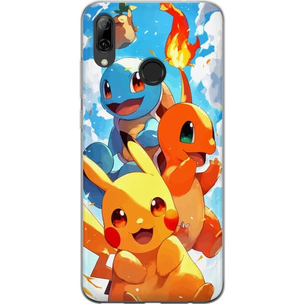 Huawei P smart 2019 Gjennomsiktig deksel Pocket Creatures - inspirert av Pokémon uten å nevne navnet
