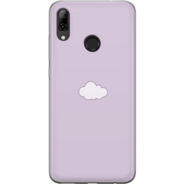 Huawei P smart 2019 Läpinäkyvä kuori Lila Pilvi - minimalistinen pilvi lila taustalla