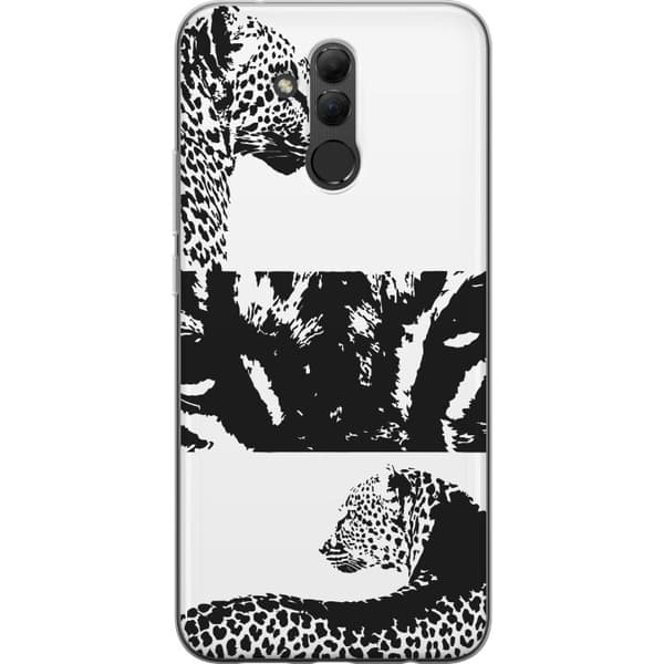 Huawei Mate 20 lite Läpinäkyvä kuori Leopard Faces