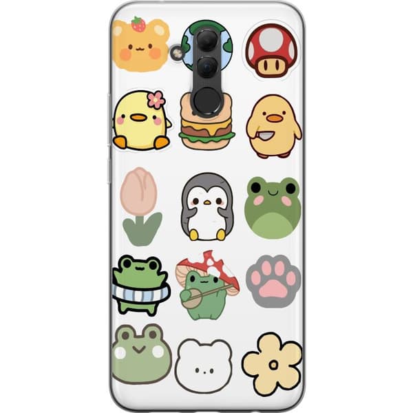 Huawei Mate 20 lite Läpinäkyvä kuori Kawaii Friends