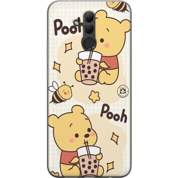 Huawei Mate 20 lite Läpinäkyvä kuori Nalle Pooh - klassinen karhumotiivi uudessa tulkinnassa