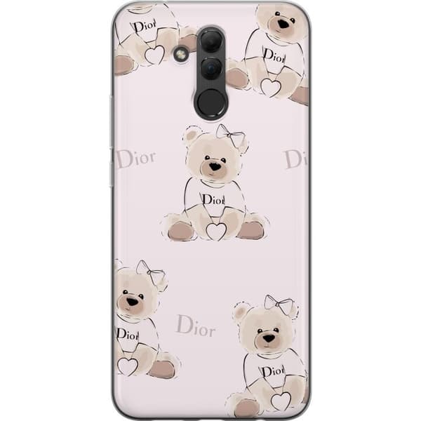 Huawei Mate 20 lite Läpinäkyvä kuori Teddy Dior Vibes - ylellinen nalle muotityyliin