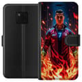 Pikkukuva 1 / 3: Huawei Mate 20 Pro Lompakkokotelo Ronaldo Inferno - jalkapallolegenda liekeissä