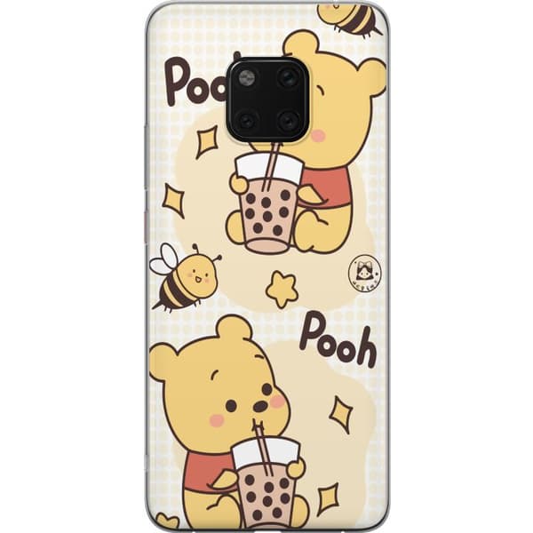 Huawei Mate 20 Pro Gennemsigtig cover Nalle Pooh-stil - klassisk bjørnemotiv i en ny fortolkning