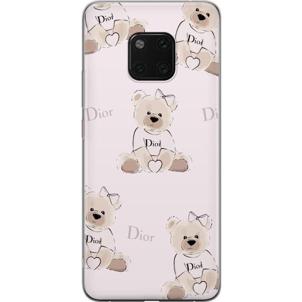 Huawei Mate 20 Pro Gennemsigtig cover Teddy Dior Vibes - luksuriøs bamse i modetil