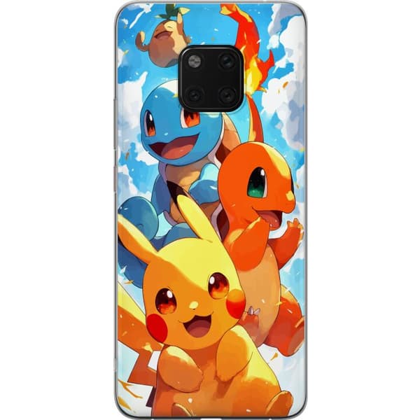 Huawei Mate 20 Pro Gennemsigtig cover Pocket Creatures - inspireret af Pokémon uden at nævne navnet