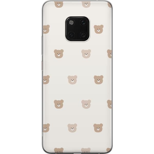 Huawei Mate 20 Pro Gjennomsiktig deksel Teddybakgrunn - søte teddybjørner mot en myk bakgrunn