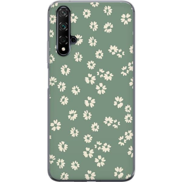 Huawei nova 5T Gjennomsiktig deksel Blomsterdrøm - Fargerikt Blomstermønster